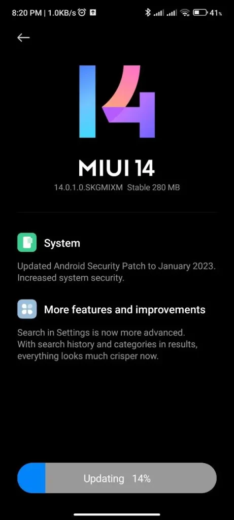 Обновление Redmi Note 10 MIUI 14